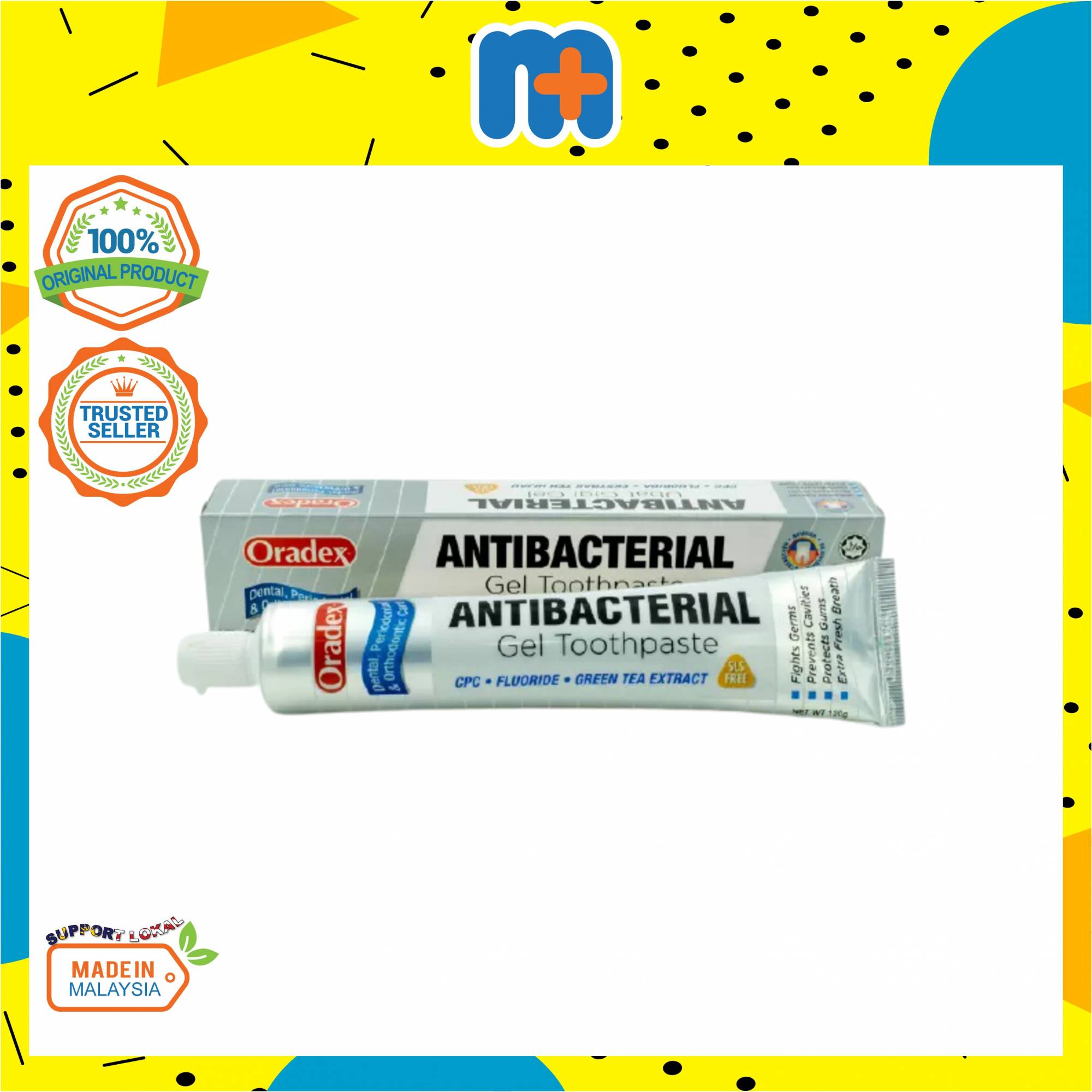 ORADEX Antibacterial Gel Toothpaste 120g